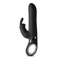 Blush Victoria Gyrating Rabbit Vibrator - Black