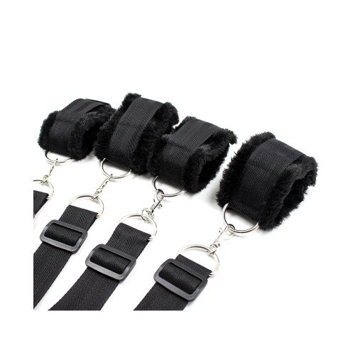 Kit de Bondage de Dormitorio Plesur - Negro