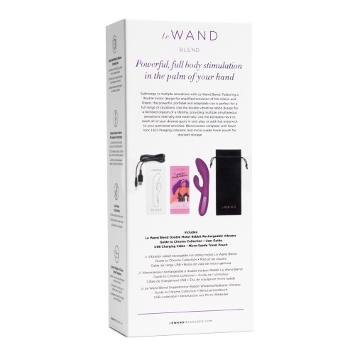 Le Wand Blend Rabbit Vibrator for Dual Orgasms