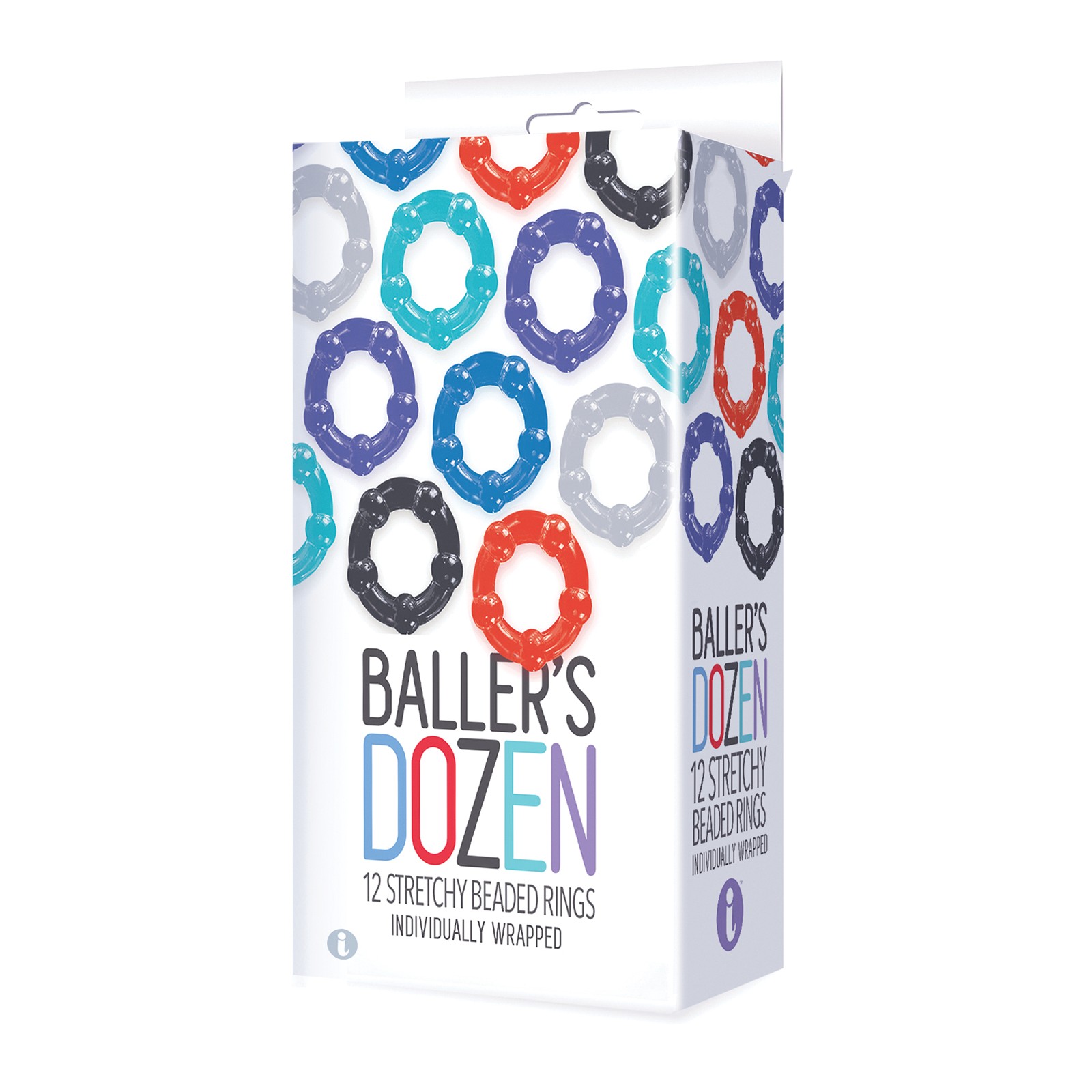 The 9's Baller's Dozen Beaded 12pc Cockring Set