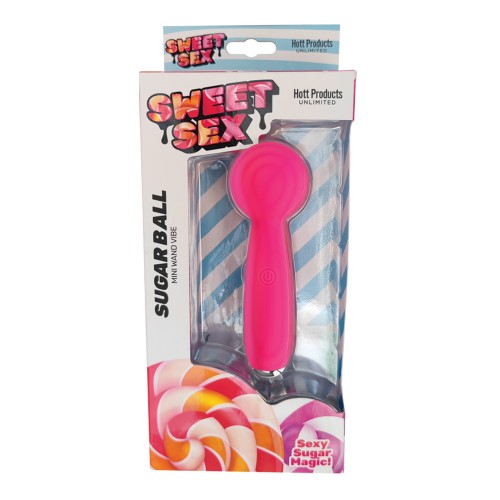 Sweet Sex Sugar Ball Mini Wand Magenta