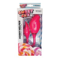 Sweet Sex Horny Helper Vibe de Succión y Vibración Magenta