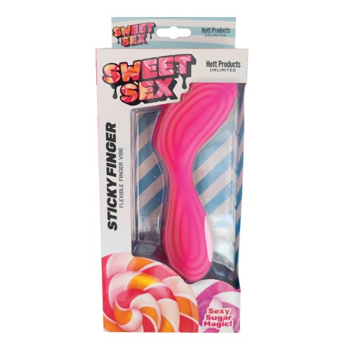 Sweet Sex Sticky Finger Finger Vibe Magenta