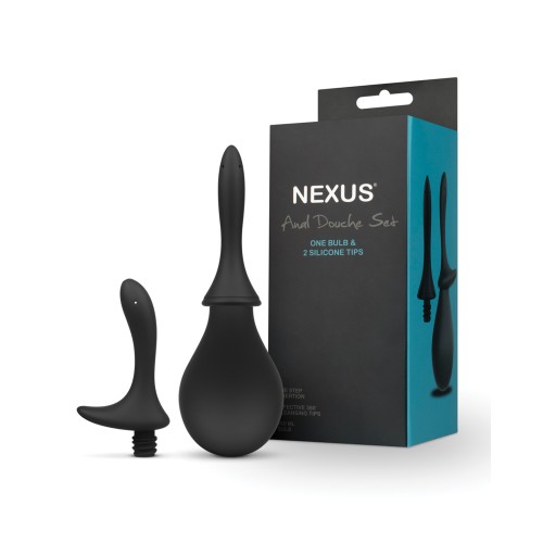 Nexus Ultimate Anal Douche Set in Black