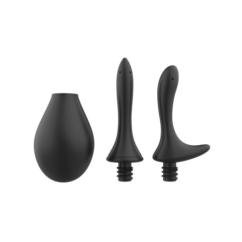 Nexus Ultimate Anal Douche Set in Black