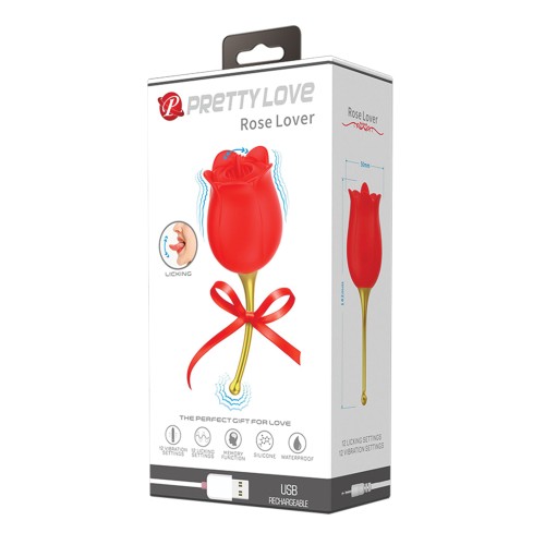 Pretty Love Dual-Ended Rose Vibrator