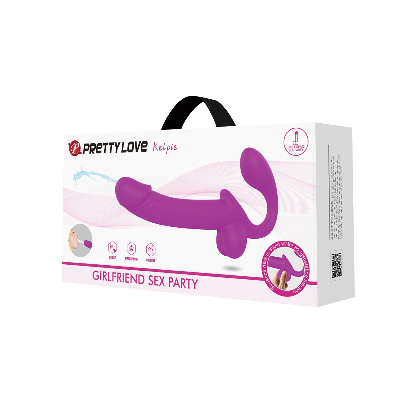 Pretty Love Strap-On Sin Tirantes Fucsia