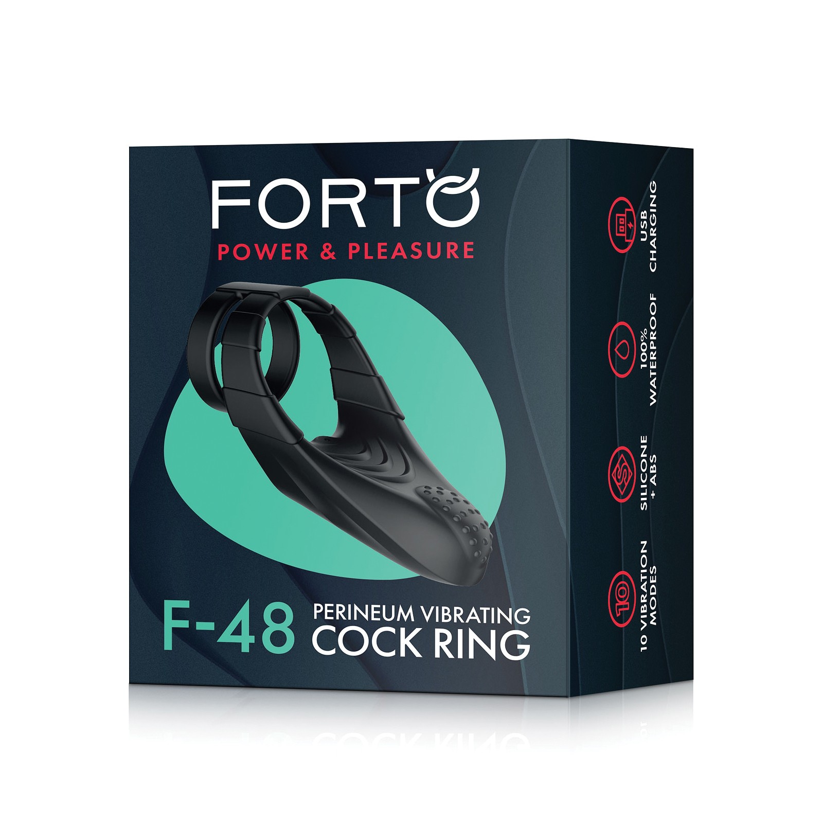 Forto F-48 Anillo Vibrador para Perineo para Placer