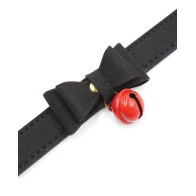 Plesur Cat Bell Bow Tie Collar Black