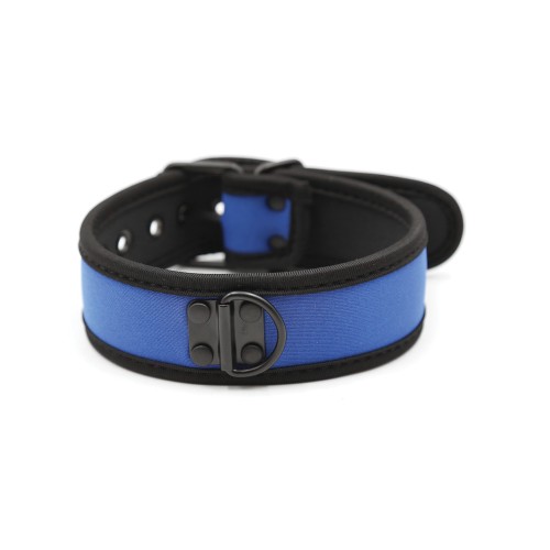 Plesur Blue Neoprene Puppy Collar