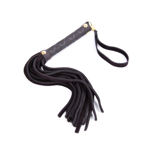 Plesur Mini Leather Flogger Black