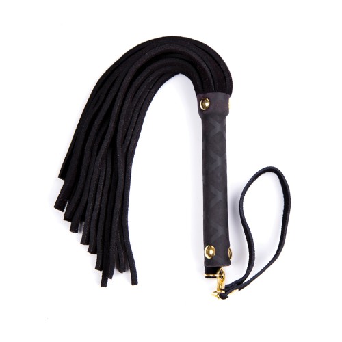 Plesur Mini Leather Flogger Black