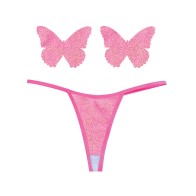 Neva Nude Bella Rosa G-String & Pasties Set