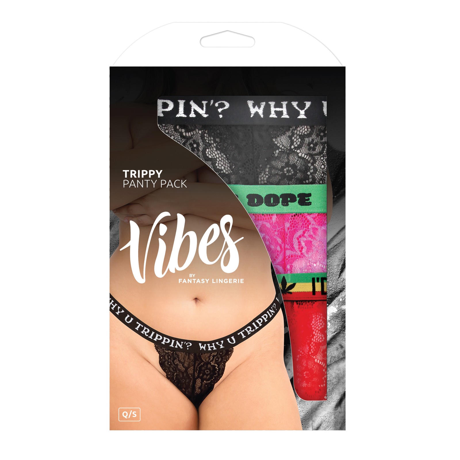 Vibes Trippy Thong 3 Pack - Fun and Flirty