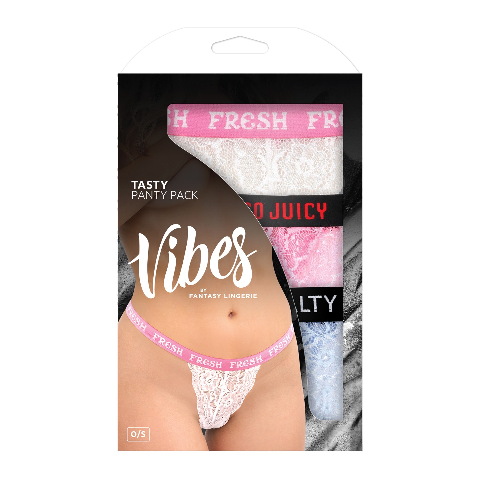 Vibes Tasty 3 Pack Thongs Assorted Colors