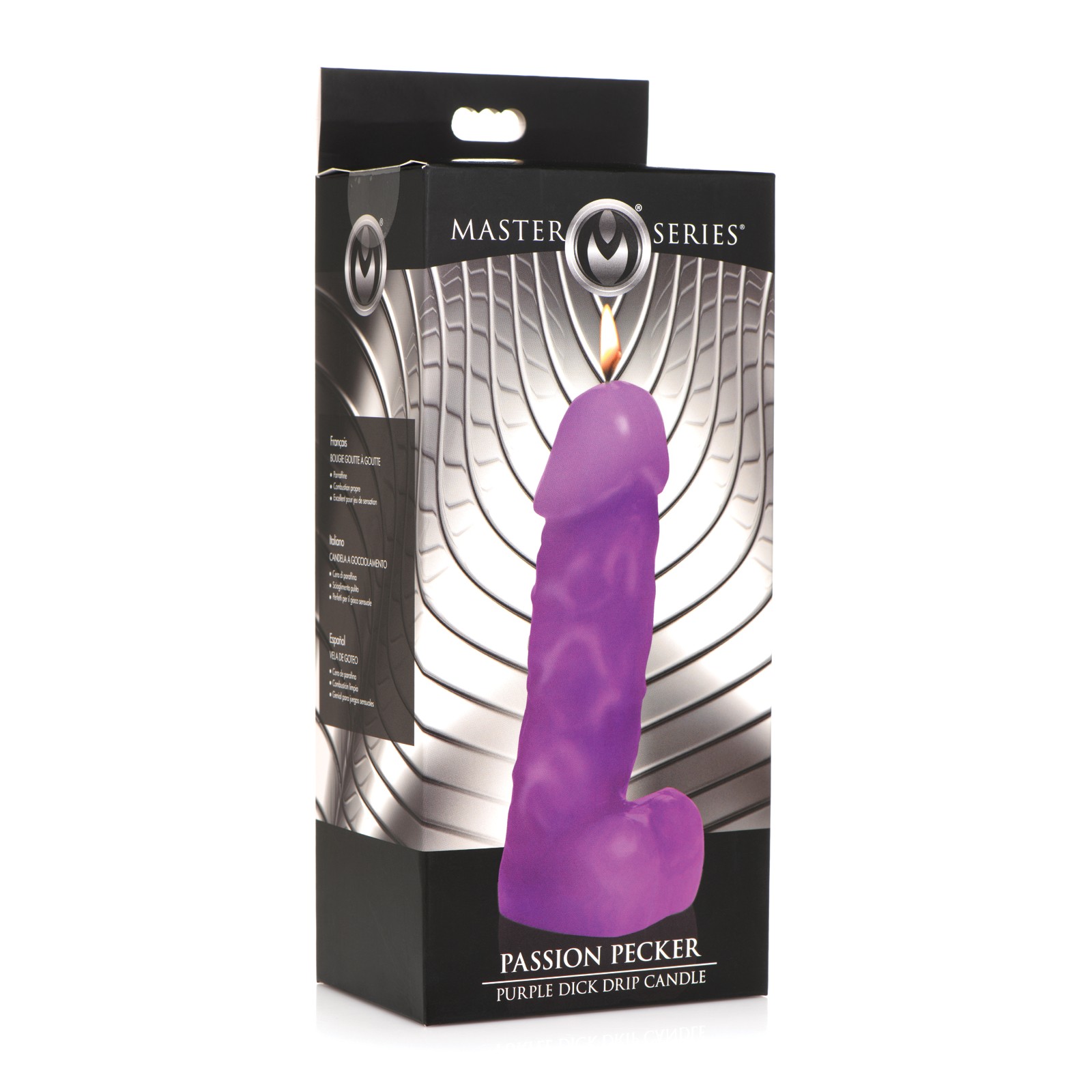 Vela Penis Drip Passion Pecker Púrpura