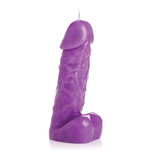 Vela Penis Drip Passion Pecker Púrpura