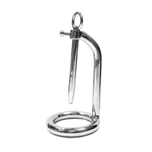 Rouge Chastity Ring with Sound - Adjustable Delight