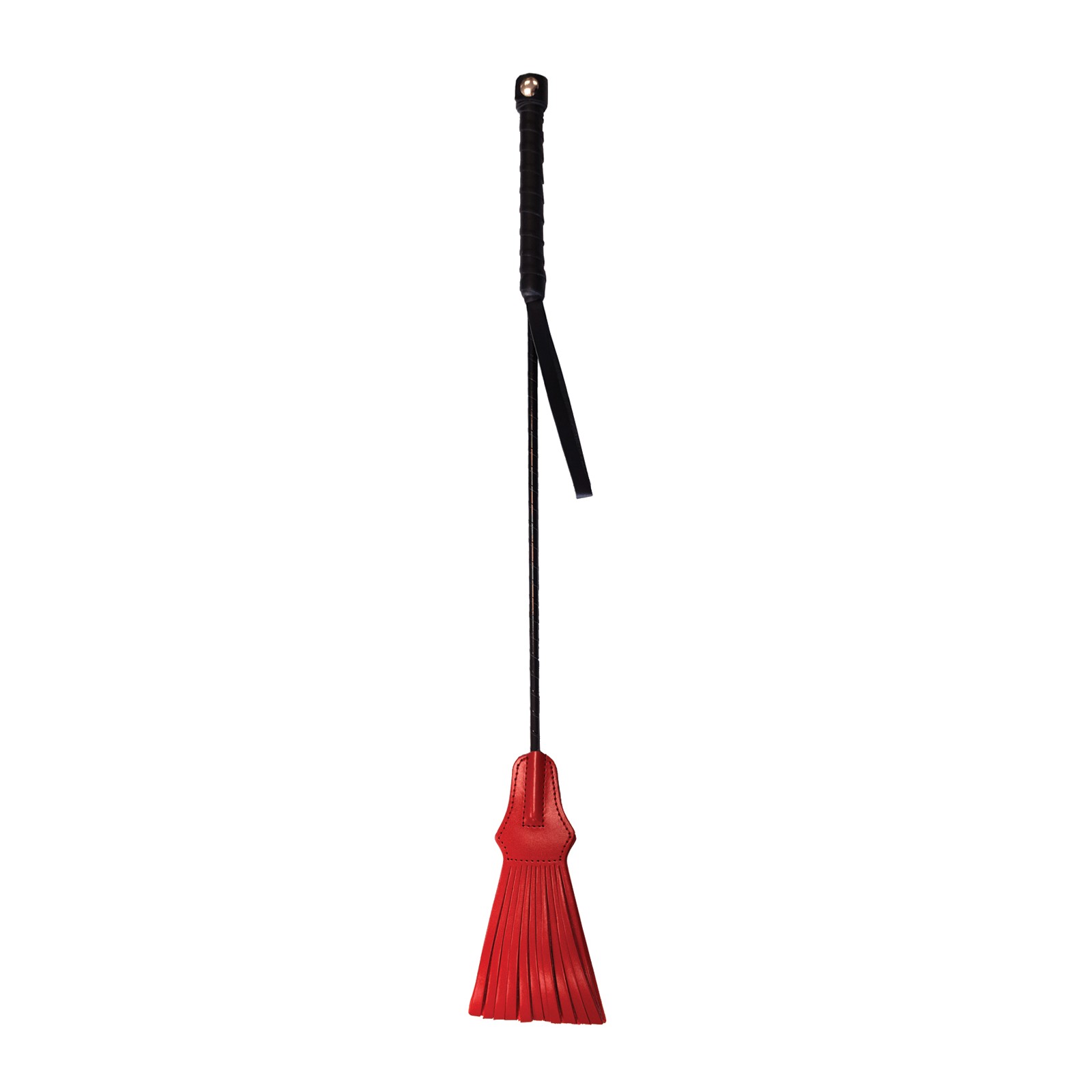 Rouge Tasseled Riding Crop Red