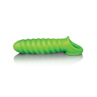 Ouch Swirl Stretchy Penis Sleeve Glow in Dark