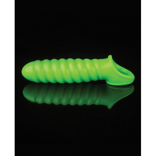 Ouch Swirl Stretchy Penis Sleeve Glow in Dark