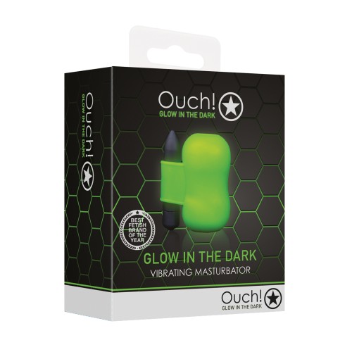 Shots Ouch Vibrating Masturbator - Glow in the Dark Fun