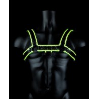 Ouch Glow in the Dark Chest Bulldog Harness