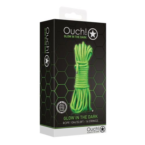 Ouch Glow in the Dark Bondage Rope 10m