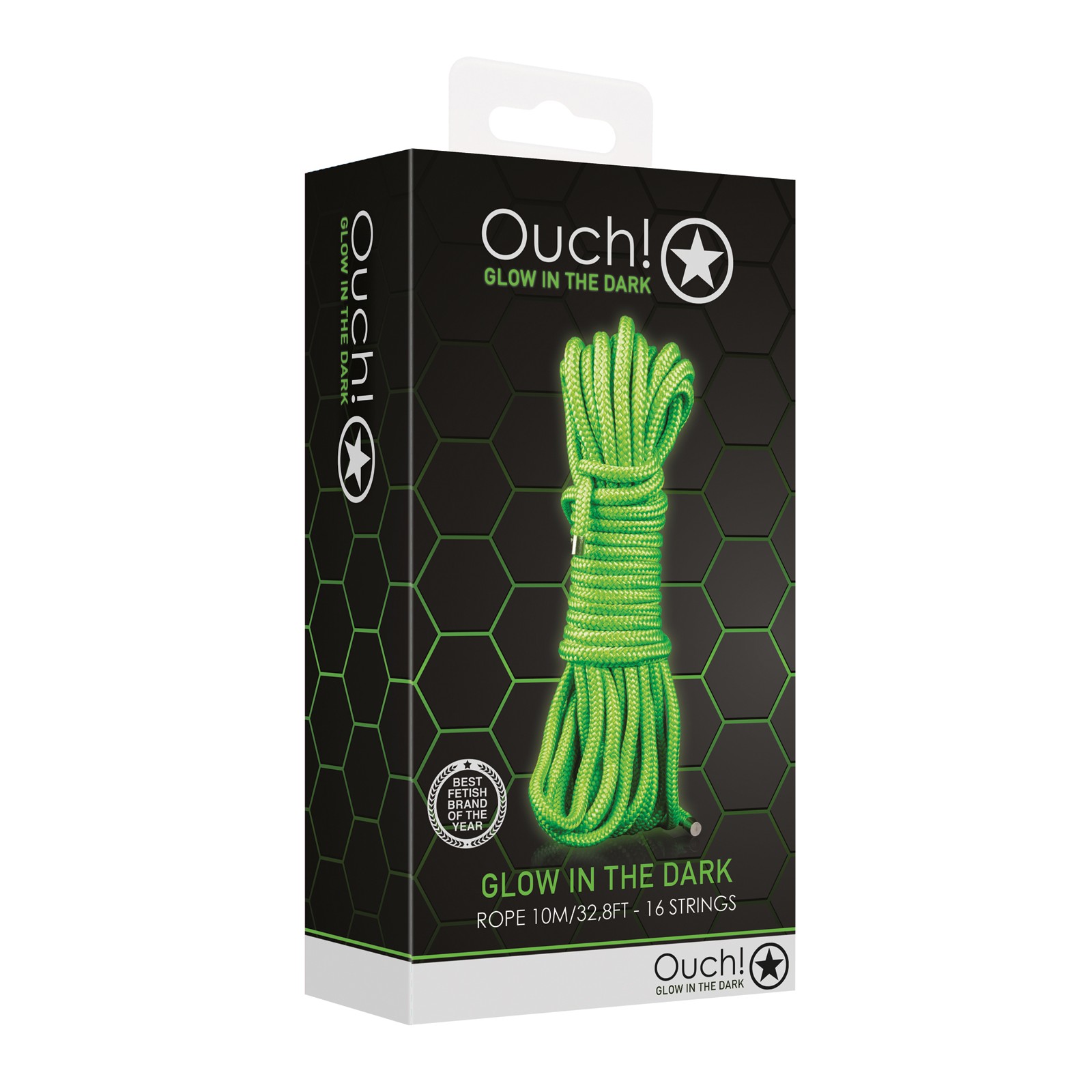 Ouch Glow in the Dark Bondage Rope 10m