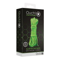 Ouch Glow in the Dark Bondage Rope 10m