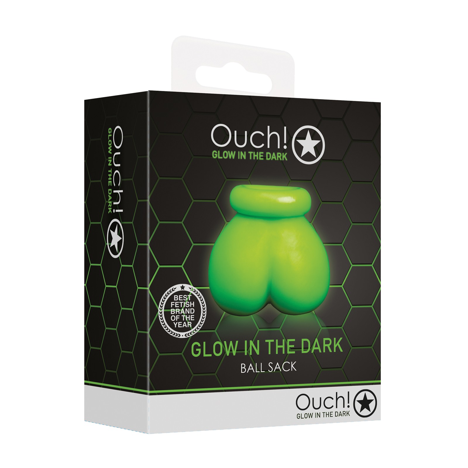 Shots Ouch Glow in the Dark Ball Sack