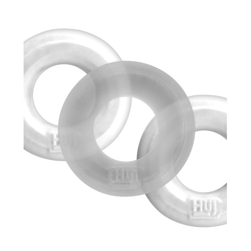 Hunky Junk C Ring Multi Pack White Ice Pack of 3