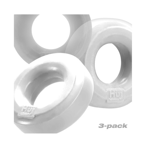 Hunky Junk C Ring Multi Pack White Ice Pack of 3