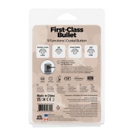 First Class Mini Rechargeable Bullet Silver