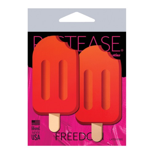 Cherry Red Popsicle Nipple Pasties for Flirty Fun