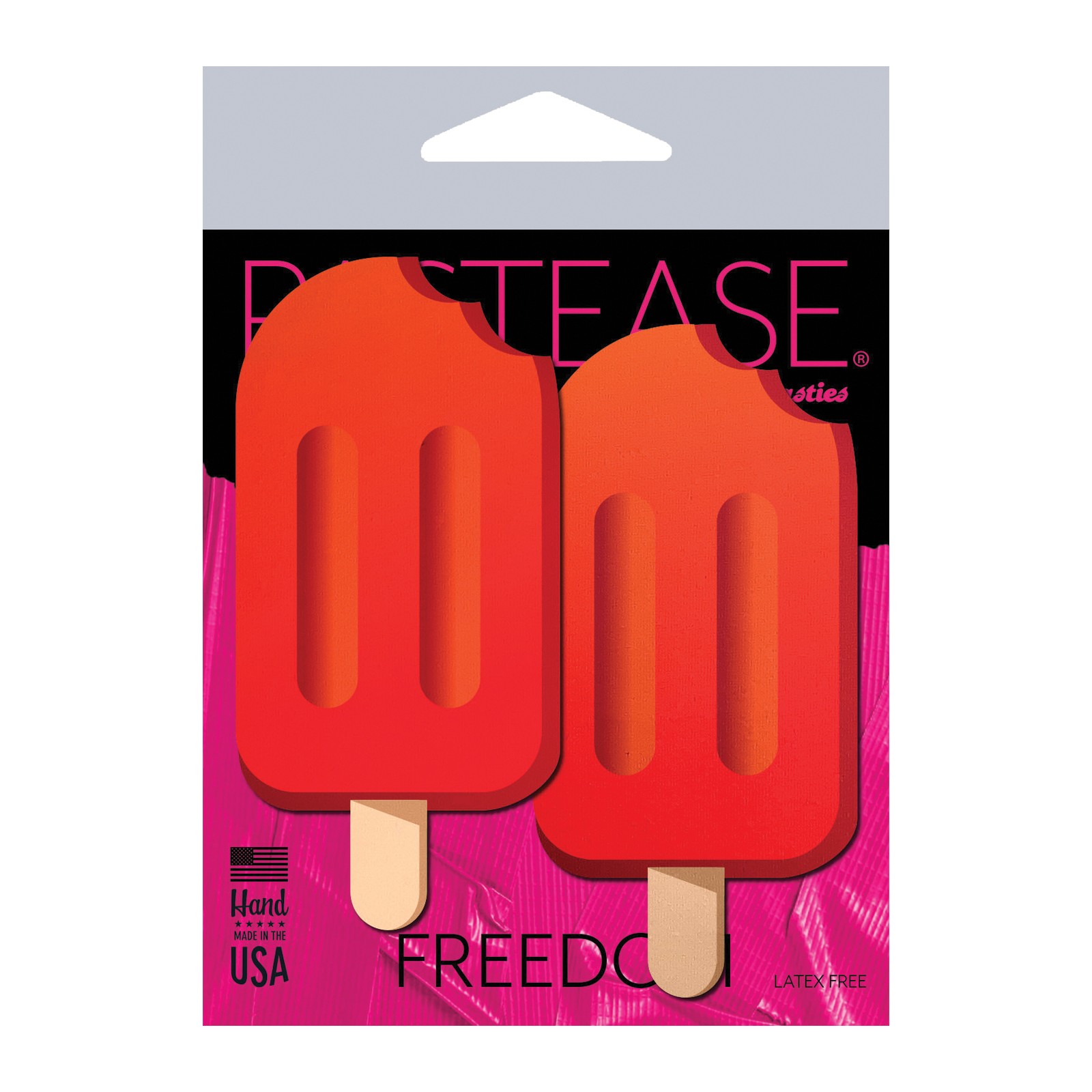 Cherry Red Popsicle Nipple Pasties for Flirty Fun