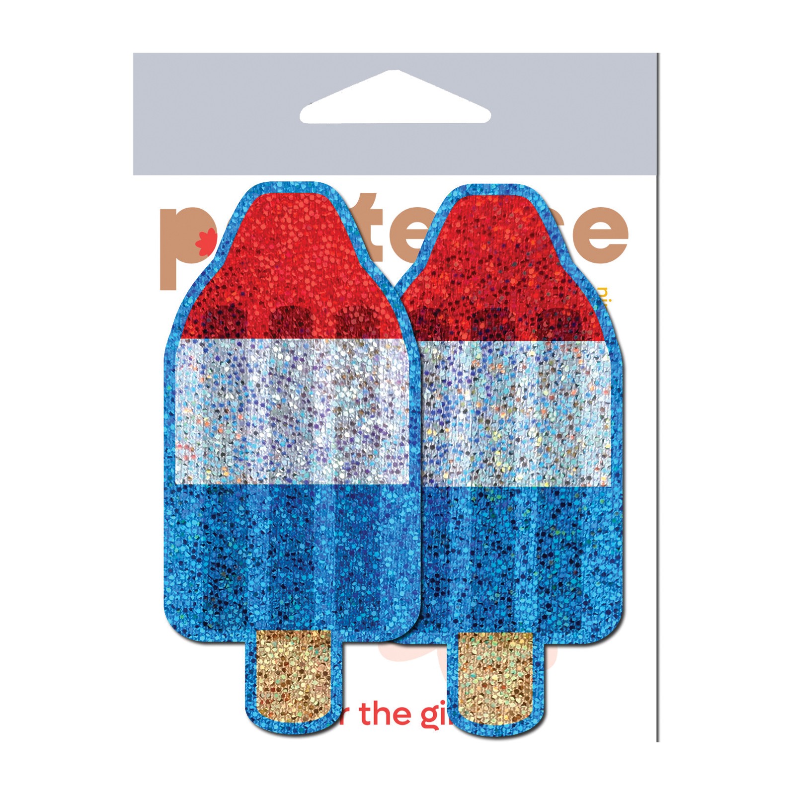 Bomb Pop Pastease Premium - Rojo/Blanco/Azul