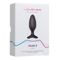 Plug Anal Lovense Hush 2 - Negro