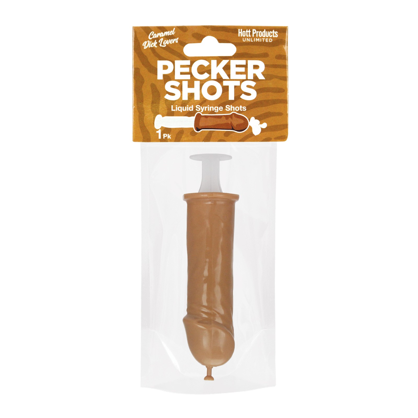 Pecker Shot Syringe - Brown