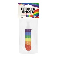 Rainbow Pecker Shot Syringe for Parties