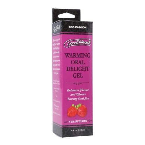 GoodHead Warming Oral Gel - Delicious Strawberry Flavor