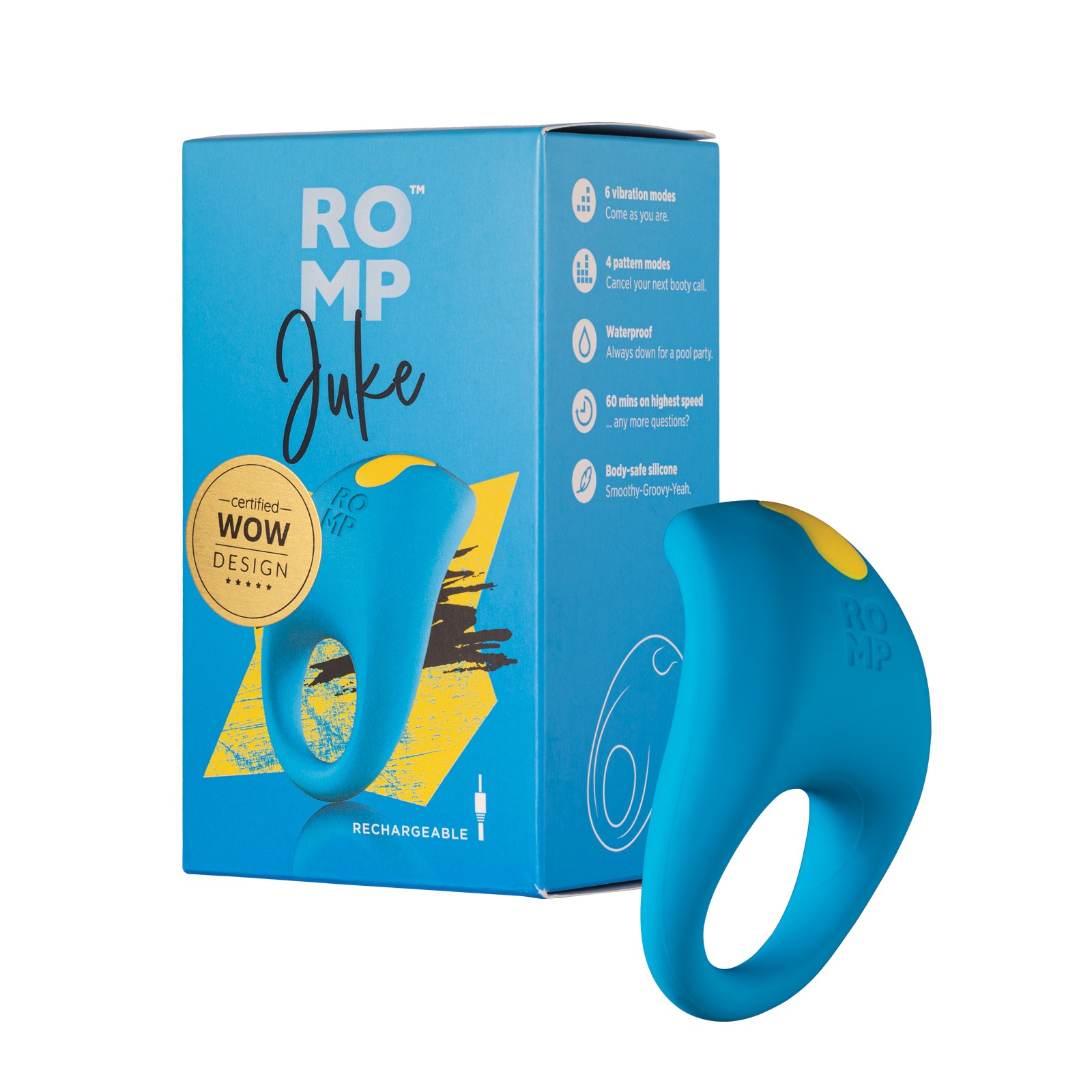 Anillo para el Pene ROMP Juke - Azul