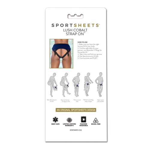 Arnés Strap On Sportsheets - Cobalto