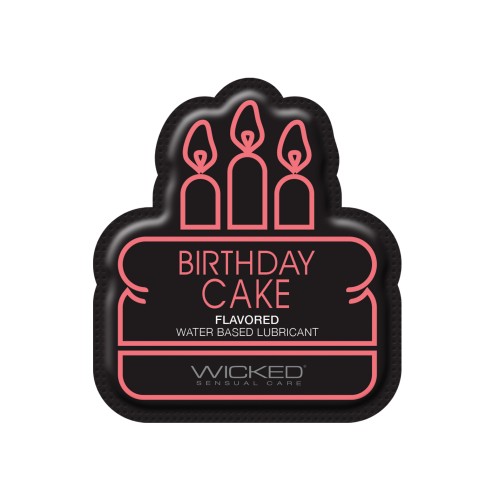 Wicked Sensual Care Water Based Lubricant Birthday Cake