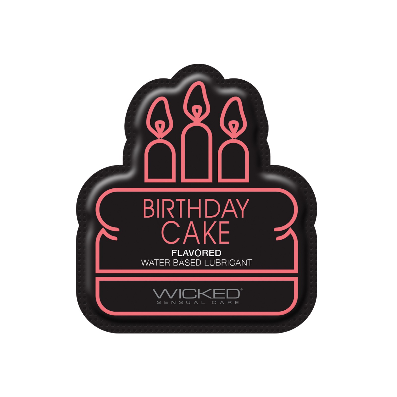 Wicked Sensual Care Water Based Lubricant Birthday Cake