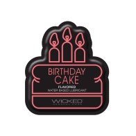 Wicked Sensual Care Water Based Lubricant Birthday Cake