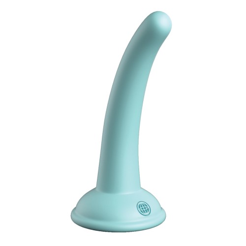 Dillio Platinum 5" Curious Five Dildo de Silicona - Verde Teal