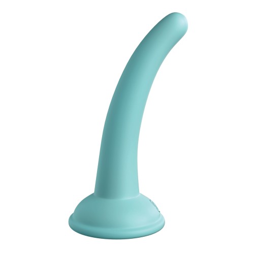 Dillio Platinum 5" Curious Five Dildo de Silicona - Verde Teal