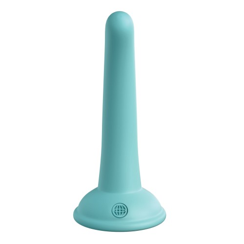 Dillio Platinum 5" Curious Five Dildo de Silicona - Verde Teal