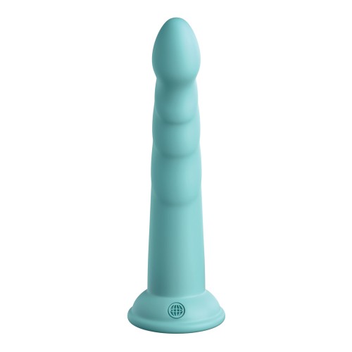 Dillio Platinum 7" Slim Seven Dildo de Silicona - Verde Teal